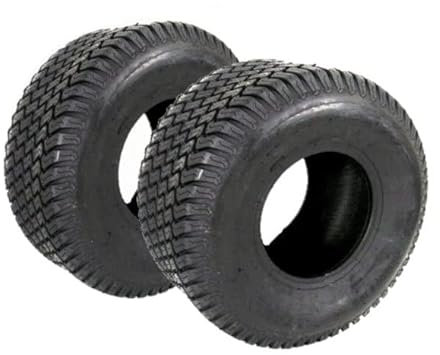 SECURA 2 Pneus avec chambre à air 13x5.00-6 compatible avec divers tondeuses à gazon autoportées