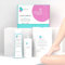 EM CARE Kit Completo Anticellulite 5 trattamenti Collant Drenanti + 5 Trattamenti Crema per Cellulite ai Sali del Mar Morto, Incluso Pantacartene per Risultati Potenziati