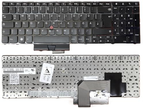 T-ProTek DEUTSCHE - Tastatur Keyboard mit Mausstick kompatibel für IBM Lenovo ThinkPad Edge E520