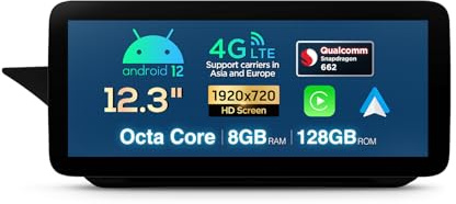 Radio GPS para Mercedes Clase E W212/S212 2013 Android 12 XTRONS 12.3 Carplay