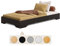 smartwood Kinderbett 140x200 mit Lattenrost - Schwarz - Bodenbett TILA 7 für Jungen und Mädchen - Schnell montierbar - Kleinkind Bett belastbar bis 300 kg