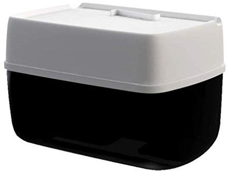 Doppelter Toilettenpapierhalter, Badezimmer-Papierrollenhalter mit Ablage, Größe 23 x 13,5 x 13 cm