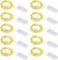ZWOOS LED Drahtlichterkette Batterie, Lichterkette Klein mit Batterie, 1M 10 Micro LEDs Lichterkette LED Lichterkette Batterie Kupfer Drahtlichterkette, für Party Dekor, Warmweiß (10)