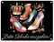 Schuhe ausziehen Metallschild in 15x20 cm mit Spruch Bitte Schuhe ausziehen Eingangsbereich-Deko Gastfreundlich Sauberkeit Willkommensschild Zuhause