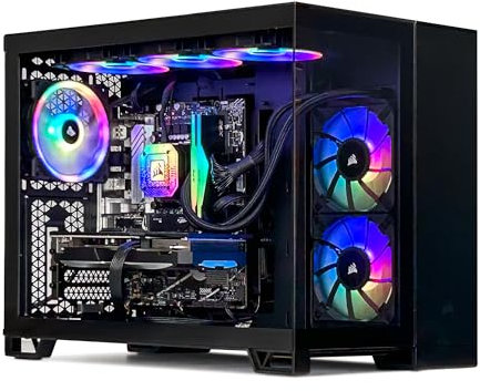 INFOMAX | PC Gamer iCUE, Ordinateur de Bureau, PC Gaming - Intel Core i7 • NVIDIA GeForce RTX 4070 • RAM DDR5 32 Go RGB • SSD 1 to • WiFi • Boîtier Corsair Aquarium • Watercooling • FREEOS