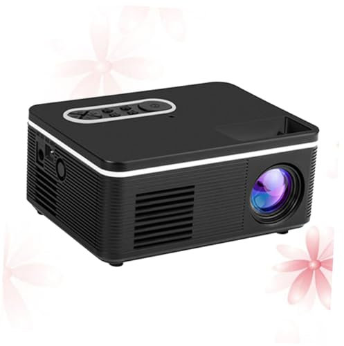 DOITOOL miniproiettore lampade led proiettore casa proiettore mini portatile led light videoproiettore portatile mini proiettore LED macchina di proiezione Proiettore da 400 lumen Black