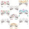 OBSGUMU Face Gems for Festivals, 9 PCS Adhesive Face Glitter Jewels Temporary Tattoo Sticker for Music Festival Holiday Party, Halloween, Christmas,Birthday Carnival