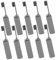 TOVINANNA 10st Reise-klappzahnbürste Gitterclips Kette Mini-goodie-bag Schlüsselanhänger Lockenwickler Wimpernzange Klare Partytüten Gerät Zum Kräuseln Der Wimpern Go-kart-mopp Digital Grey
