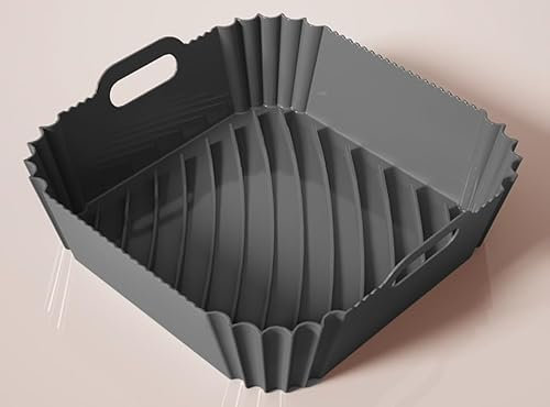 ENSINE Air Fryer Accessories for Philips Dual Basket Air Fryer 3000 Series,2 x Silicone Waffle Mould Compatible with Philips 5000 Series, Tefal Dual Easy Fry 8.3L,Tefal Dual Easy Fry XXL 11L