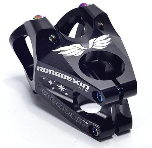 Downhill Fahrradlenker, kurze Fahrradlenker, hochfeste Aluminiumlegierung für Leistung und Stil, Schwarz