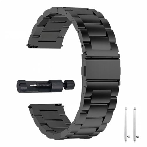 GoodZwetch 22mm Armband für Xiaomi Mi Watch S4/S3/S2/S1 Pro/S1 Active/Color/Sport/2/2 Pro,Metall Edelstahl Ersatz Herren Damen Uhrenarmband für Redmi Watch 5 Active/5 Lite