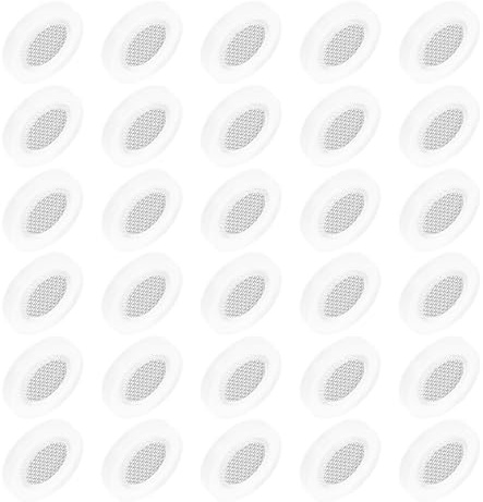 MAGICLULU 50 pièces Silicone Filter Net Gasket Washer Joint Silicone pour Flexible et Robinet Anticalcaire Filtre Vidange Réutilisable pour Tête Accessoires Arrosage