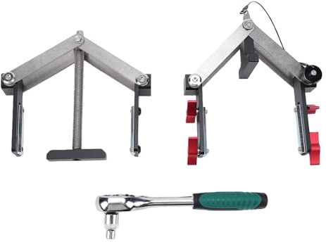 Generic Pince de Panneau à 4 Voies, Pince de Travail du Bois en Acier Inoxydable en Alliage D'Aluminium Robuste pour Joints sans Couture avec Mécanisme de Dégagement Rapide