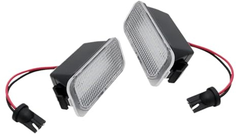 QYEHTUN License Number Plate Lights Compatible With For Ranger For B-Max For C-MAX 2010 2011 2012 2013 2014 2015 2016 2017 2018 2019 2020 2Pcs Rear License Plate Light