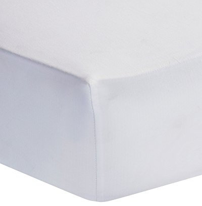 AmigoZone Extra Deep 16 (40cm) Fitted Bed Sheets - Non Iron Percale Quality For Thick MATTRESS - Single, Double, King & Super King (Double, White)