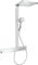 hansgrohe wassersparendes Duschsystem Raindance E 300 Regendusche (Duschkopf, Duschstange, Thermostat, Schlauch, 3 Strahlarten) Chrom, 600mm