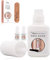 8ml x3 By Vixi EXTRA STRONG NAIL GLUE with BRUSH and FREE PREP FILE Clear Instant Dry Adhesive, Professional Salon Quality