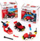 Baker Ross AX380 Feuerwehr Bauklötzchen Bastelset für Kinder - 4 Stück, Lustiges Spielzeug für Kinder zur Winterzeit perfekte Party, Beute, Preis oder Korbfüller