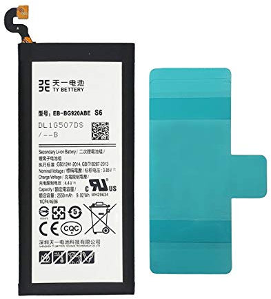 [TY BETTERY] Akku kompatibel mit EB-BG920ABE Samsung Galaxy S6