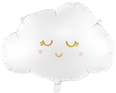 Shape Folienballon Wolke Weiß | 51 x 35 cm