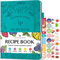 Legend Libro de recetas – Libro de cocina familiar en blanco para escribir en tus propias recetas – Diario de cocina vacío – Cuaderno de cocina personalizado, tapa dura, formato grande de 7 x 10