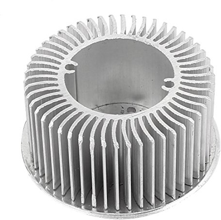Ruilogod 50mm x 25mm Zylinder 4W Leistung LED-Kühlkörper-Aluminium-Kühlflosse