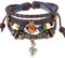 GGOOB Fairycore-Armband für Damen, ästhetische Armbänder, Feen-Grunge-Accessoire, Einstellbar, Leder Holz, Kein Edelstein