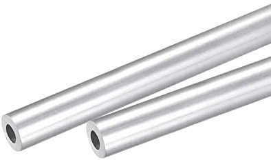 sourcing map Tube Aluminium 6063 Aluminium Rond Tube 4mm Diamètre Externe 2mm Interne Diamètre 25cm Longueur Tuyau Tube 2pcs