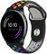 Strap-it OnePlus Watch Sportarmband (Schwarz/Bunt)