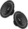 COPPIA WOOFER 16,5 CM 4 o 8 Ohm ALTOPARLANTI 165 MM - SOSPENSIONE MORBIDA - 2 X 150W MAX - x casse acustiche o sportello auto (8 Ohm)