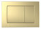 Flush Plate for in Wall Cistern | ABS Plastic | Dual Flush | Rectangle Button | 1200mm Brushed Gold
