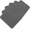 sourcing map 6Pcs Iron on Patches for Clothing Repair 3 x4-1/4 Fabric Patch Cotton Decorating for Clothes Pants Bag, Dark Grey