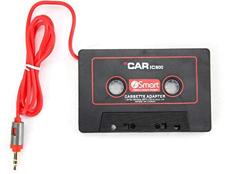 SYH&AQYE Lecteur de Cassette de Voiture, Adaptateur de Bande de Cassette Stéréo de Voiture Plug Play Lecteur CD MD MP3 MP4 vers Audio Auxiliaire 3,5 Mm pour Téléphone Portable