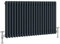 Manissa 3 Column Anthracite Traditional 600h x 1200w Column Radiator Old Cast Iron Type School Radiator