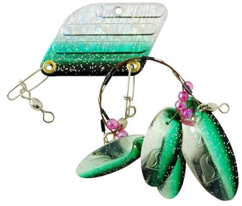 Dieter Eisele Solvkroken MARKDRAG BLYD Spoon Drag, Convoy, Long Drag Spinner-Blätter Spinnerblatt-Trolling-Flasher (G/FL)