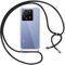Pnakqil Handykette für Xiaomi 13T/Xiaomi 13T Pro 5G Hülle mit Band, Transparent Weich Silikon mit Kordel Necklace Schnur Anti-Fall Bumper Schutzhülle Case Kompatibel mit Xiaomi 13T Pro 6.67, Schwarz