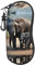 berbo Elefant und Baby Elefant leichtes & flexibles Brillenetui für Damen und Herren - Geräumiges Hartschalen-Brillenetui, kratzfest, Schwarz, Einheitsgröße