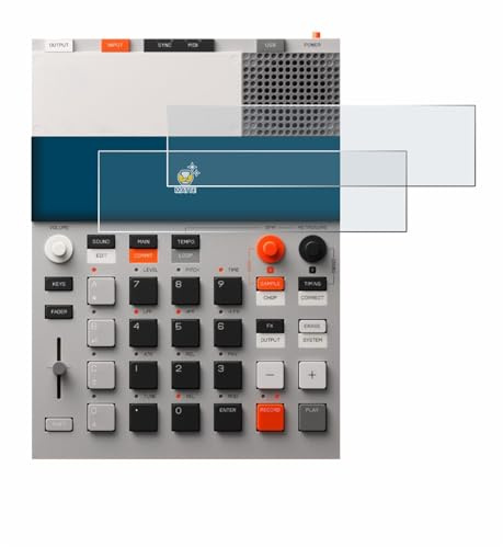 BROTECT Schutzfolie für Teenage Engineering EP-133 K.O. II | 2 Stück Entspiegelnder Displayschutz Made in Germany Matte Displayschutz-Folie Anti-Reflex Anti-Fingerprint Einfache Montage