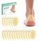 20 pièces de pansements pour ampoules aux pieds - Welnove Invisible Hydrocolloid Gel Blister Bandages,Coussins d'ampoules pour le talon,les orteils et les pieds(Heel Pack)