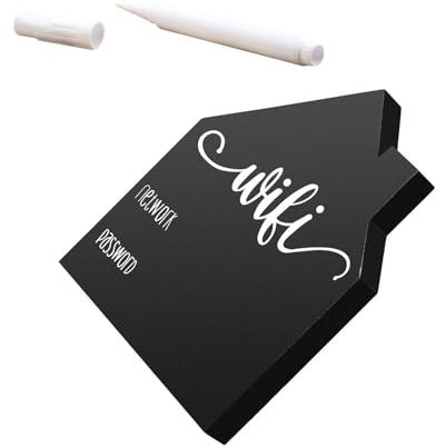 YIZITU Unabhängiges Holzteller, WiFi-Informationsschild, Anzeigetafel, Geschäftsdekoration, mit/ohne löschbarem Stift, Trainingszentrum