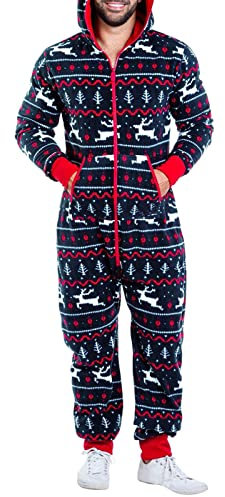 Pigiama Natalizio Uomo Pigiama Uomo Invernale Natalizio Pigiami Uomo Invernali Felpati Pigiama Uomo Lungo Cotone Pigiama Tuta Uomo Invernale Pyjamas Uomo Pigiami in Pile Uomo