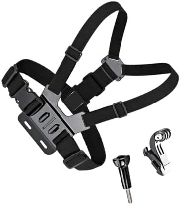 DOITOOL Support de pour Caméra d'action Montage Au Cou Accessoires pour Caméras de Sport Ceinture de Trépied Confortable Et