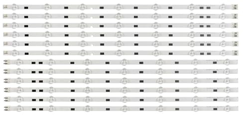 BWBVHRHZY 12 uds/Kit de Tiras LED aptas for Samsung TV UN58H5203AG UE58J5200AK UE58J5200AW UA58H5200AR UE58H5203AW UN58H5005AF UE58H5200AW