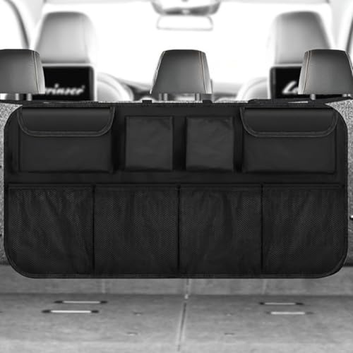 MSMDG Auto Kofferraum Organizer für VW Passat B8 3G GTE Variant Alltrack, Faltbarer Auto Aufbewahrungstasche Kofferraum Organizer, Auto Kofferraumtasche
