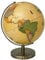 Gleneagles Reiseglobus Antik 25 cm Inklusive 50 Reise-Memory-Marker-Edelsteinen Antiker Globus Weltkarte Geo-Planeten-Globus Planetenkarte der Welt Schreibtischdekoration Home Office Gadgets für
