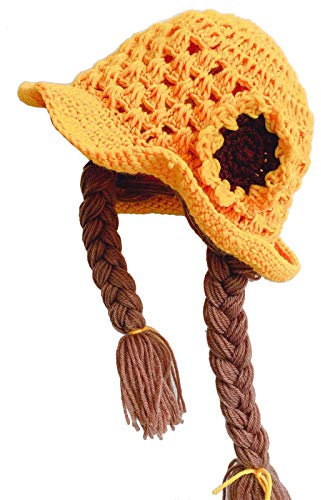 TOWARDSNAN Chapeau de fête amusant en crochet avec cache-oreilles pour Pâques