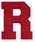 QianSiLi 6.5 Inch Chenille Iron On Letters for Clothes Varsity Letter Patches Embroidered Patch Iron On Patches for Clothing Jacket/Hoodie/Varsity (Red,R)