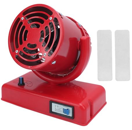 DC24V 300W Portable Space Heater & Fan Low Noise Cold/Warm Air for Home Car Use, Defrosting Defogging with Stepless Speed Control