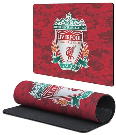 Head Case Designs Officially Licensed Liverpool Football Club Digital Camou Crest Graphics 9.84 x 11.81 x 0.12 inches (250 x 300 mm) - S Gaming Office Desk PC Keyboard Mouse Mat Pad