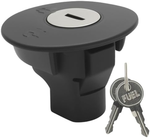 Ollanoos 8U5A-9C268-B Abschließbarer Tankdeckel, Kompatibel mit Ford Expedition, Ecosport, Edge, Explorer Mustang, Ersetzt 8U5A-9C268-AC